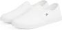Tommy Hilfiger Slip-on sneakers CANVAS SLIP-ON SNEAKER vrijetijdsschoen instapschoen slipper lage schoen vlaggenborduring - Thumbnail 1