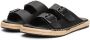 Tommy Hilfiger Slippers FLEX JUTTE HILFIGER LTH SANDAL - Thumbnail 1