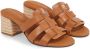 Tommy Hilfiger Slippers BLOCK MID HEEL LEATHER SANDAL - Thumbnail 2