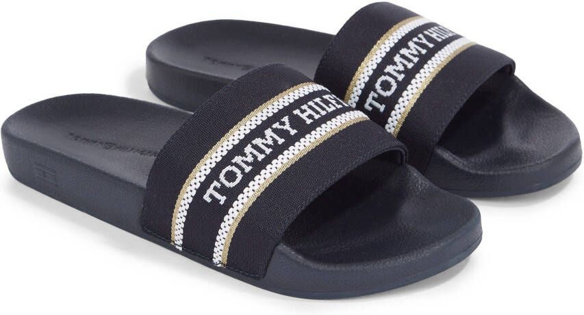 Tommy Hilfiger Slippers HILFIGER POOLSLIDE WITH WEBBING