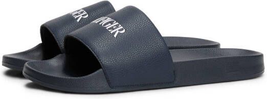 Tommy Hilfiger Slippers HILFIGER PRINT TUMBLE POOL SLIDE pantoffel zomerschoen strandschoen met logo - Foto 2