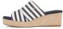 Tommy Hilfiger Slippers NAUTICAL STRIPES ESPADRILLE MULE sleehak zomerschoen in modieuze streep-look - Thumbnail 1