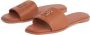 Tommy Hilfiger Slippers TH LOGO HARDWARE LEATHER MULE zomerschoen flats comfortabele schoen met th-logo - Thumbnail 1
