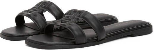 Tommy Hilfiger Slippers TH LOGO STRAP MULE comfortabele schoen zomerschoen flats met th-logo