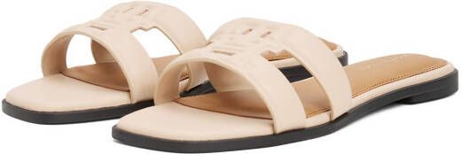 Tommy Hilfiger Slippers TH LOGO STRAP MULE comfortabele schoen zomerschoen flats met th-logo
