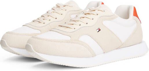 Tommy Hilfiger Sneakers TH EASY RUNNER vrijetijdsschoen halfhoge schoen veterschoen opvallende inzet op de hiel