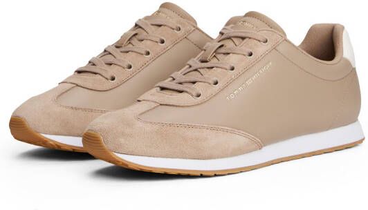 Tommy Hilfiger Sneakers HERITAGE FASHION RUNNER MIX MAT vrijetijdsschoen halfhoge schoen veterschoen met zijdelings logo - Foto 2