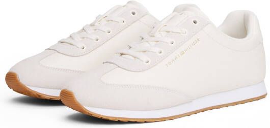 Tommy Hilfiger Sneakers HERITAGE FASHION RUNNER MIX MAT vrijetijdsschoen halfhoge schoen veterschoen met zijdelings logo