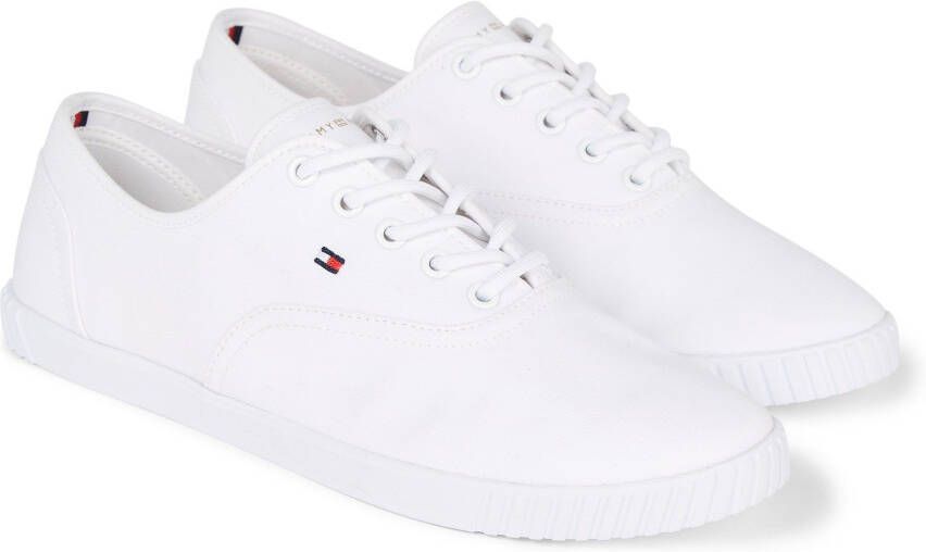 Tommy Hilfiger Sneakers CANVAS LACE UP SNEAKER in smalle vorm vrijetijdsschoen lage schoen veterschoen - Foto 2