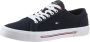 Tommy Hilfiger Sneakers CORE CORPORATE VULC CANVAS met strepen in de plateau vrijetijdsschoen halfhoge schoen veterschoen - Thumbnail 4