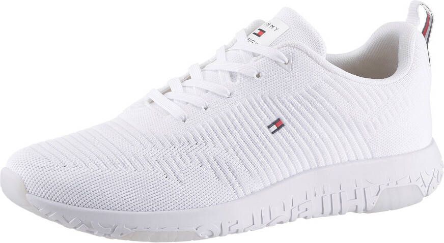 Tommy Hilfiger Sneakers in wit voor Heren Corporate Knit Rib Runner - Foto 2
