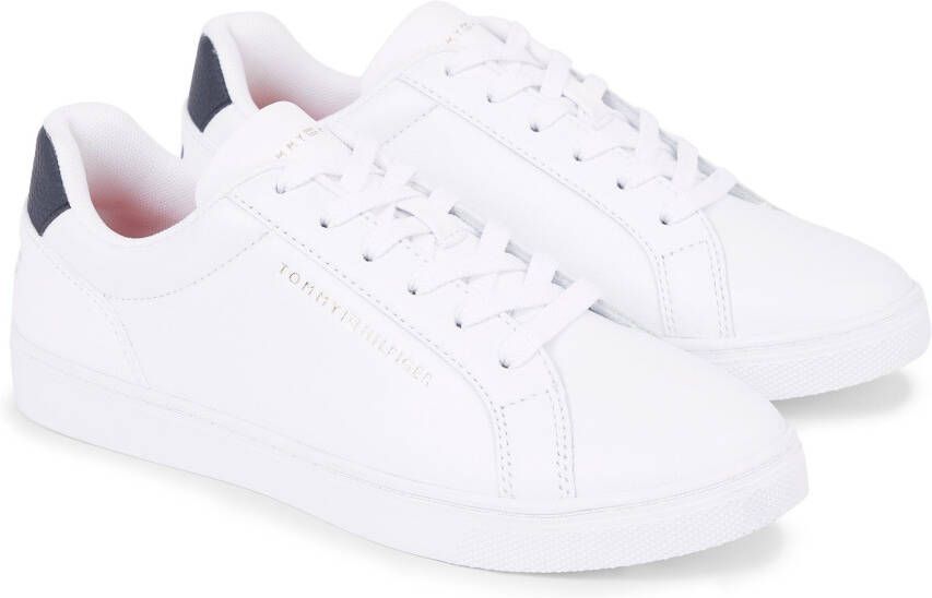 Tommy Hilfiger Sneakers ESSENTIAL CUPSOLE SNEAKER met contrastafwerking op de hiel vrijetijdsschoen halfhoge schoen veterschoen - Foto 2