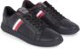 Tommy Hilfiger Sneakers ESSENTIAL LEATHER CUPSOLE met typische strepen vrijetijdsschoen lage schoen veterschoen - Thumbnail 2
