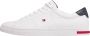 Tommy Hilfiger Essential Leather Detail Vulcanized Sneakers Wit Man - Thumbnail 3