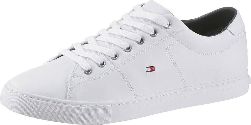 Tommy Hilfiger Sneakers ESSENTIAL LEATHER SNEAKER vrijetijdsschoen lage schoen veterschoen
