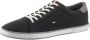 Tommy Hilfiger Canvas Lace Up Sneakers Zwart Man - Thumbnail 3