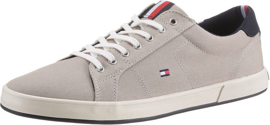 Tommy Hilfiger Iconic Long Lace Sneakers Heren Stone - Foto 3