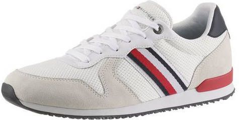 Tommy Hilfiger Sneakers ICONIC MATERIAL MIX RUNNER met strepen opzij