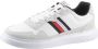 Tommy Hilfiger Sneakers TH CUPSET RWB LTH met zijstrepen vrijetijdsschoen lage schoen veterschoen - Thumbnail 3