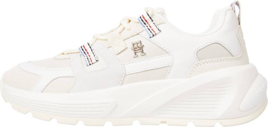 Tommy Hilfiger Sneakers met sleehak FASHION CHUNKY RUNNER STRIPES