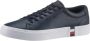 Tommy Hilfiger Blauwe Sportieve Vetersneakers met Logo Blue Heren - Thumbnail 7