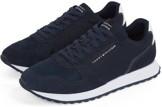 Tommy Hilfiger Sneakers NEW RUNNER EVA MIX FLAG vrijetijdsschoen halfschoen veterschoen met gepolsterde schacht