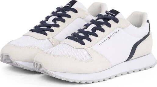 Tommy Hilfiger Sneakers NEW RUNNER EVA MIX FLAG vrijetijdsschoen lage schoen veterschoen met gepolsterde schacht