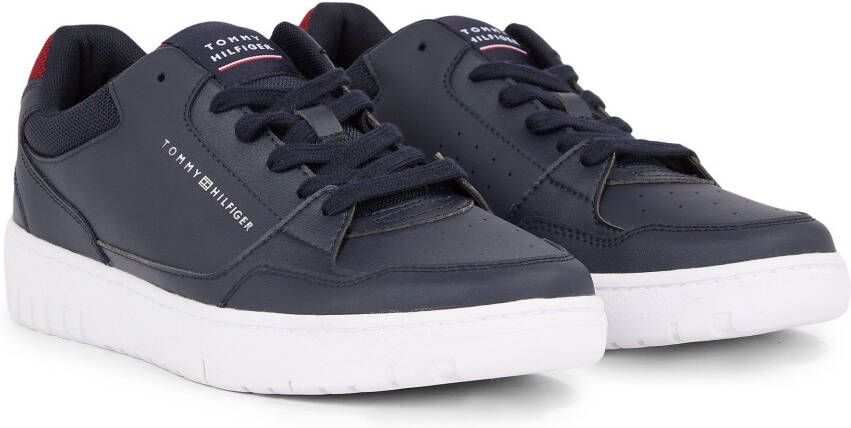 Tommy Hilfiger Heren Sneakers van leer TH Basket Core Blue Heren - Foto 2