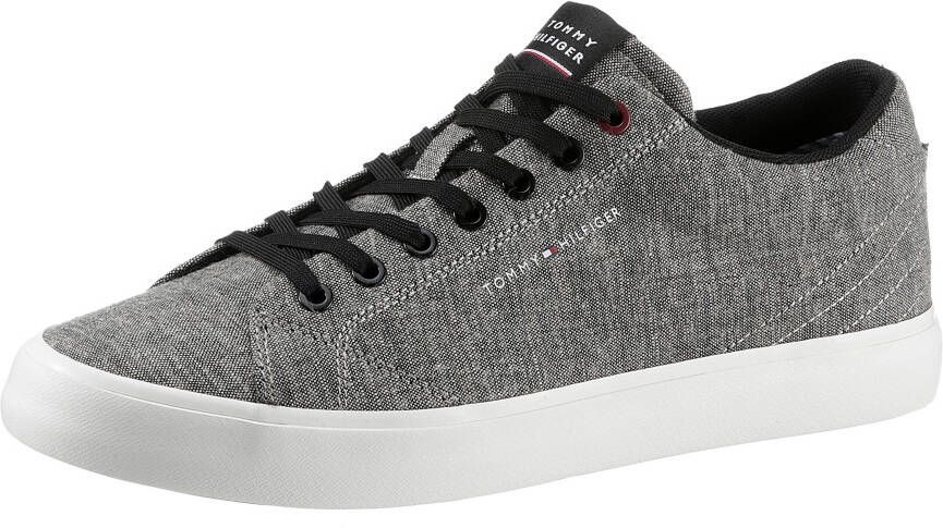 Tommy Hilfiger Zwarte Lage Sneakers Th Hi Vulc Core Low Chambray - Foto 3