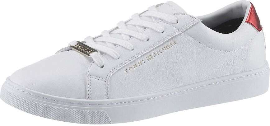 Tommy Hilfiger Metallic Back Lace-up Sneakers Wit Vrouw - Foto 3