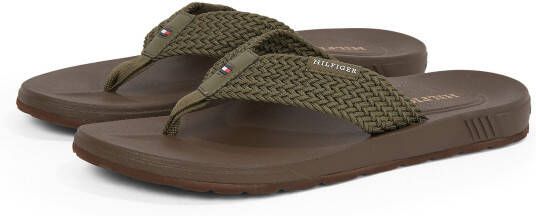 Tommy Hilfiger Teenslippers MOLDED HILFIGER WEB BEACH SANDAL