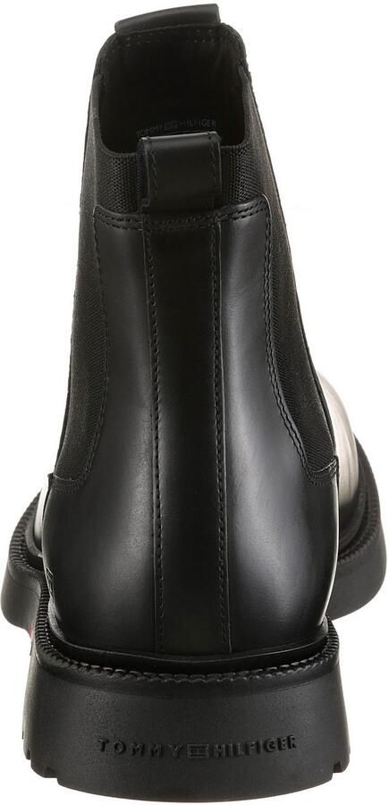 Tommy Hilfiger Chelsea-boots HILFIGER COMFORT LWT LTH CHELSEA enkellaars zakelijke schoen met stretchinzet en aantreklus - Foto 2