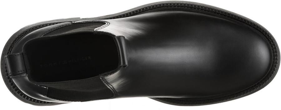 Tommy Hilfiger Chelsea-boots HILFIGER COMFORT LWT LTH CHELSEA enkellaars zakelijke schoen met stretchinzet en aantreklus - Foto 5
