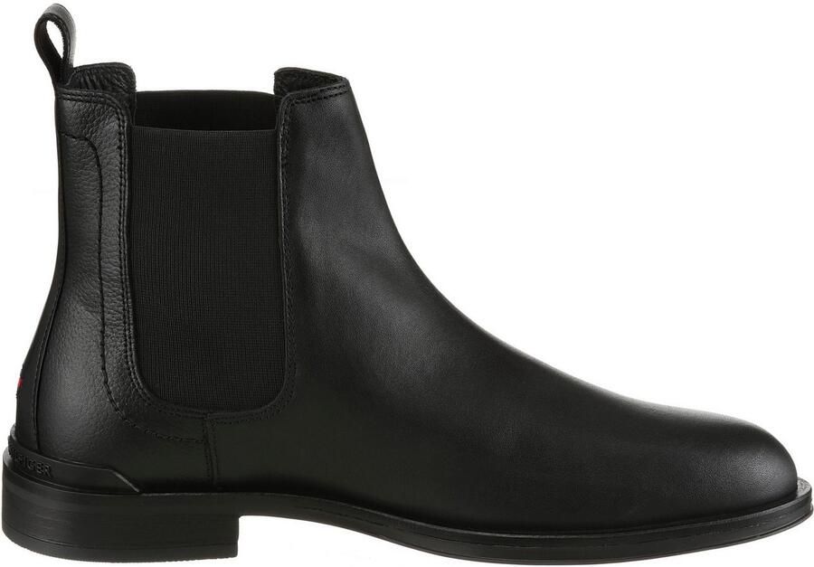 Tommy Hilfiger Chelsea-boots CORPORATE HILFIGER LTH CHESLEA enkellaars zakelijke schoen met stretchinzet - Foto 3