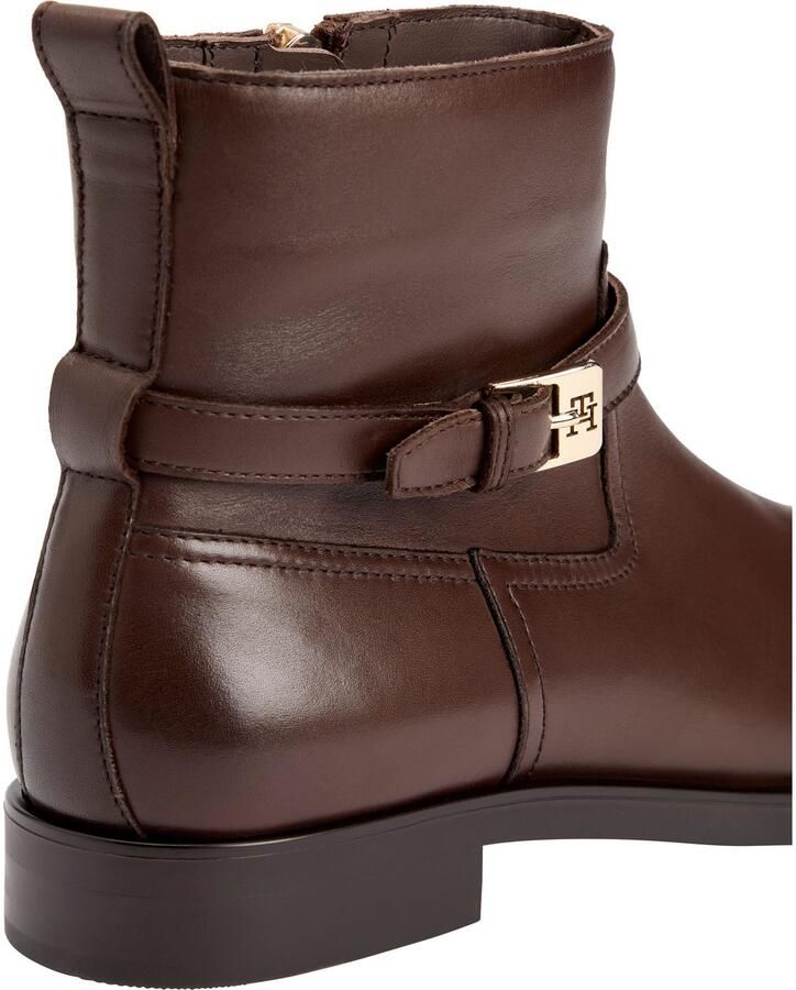 Tommy Hilfiger Laarsjes TH BUCKLE RIDING LEATHER BOOTIE - Foto 3