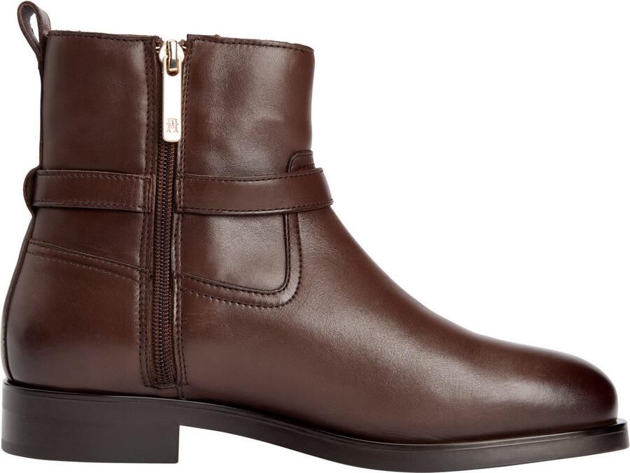 Tommy Hilfiger Laarsjes TH BUCKLE RIDING LEATHER BOOTIE - Foto 6