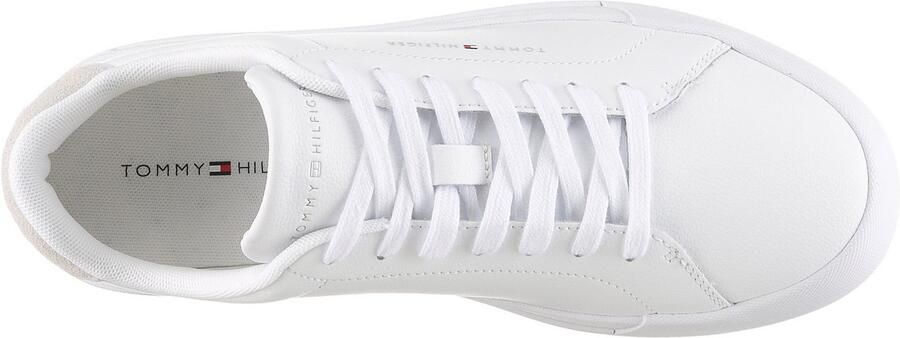 Tommy Hilfiger Sneakers TH COURT CORE vrijetijdsschoen lage schoen veterschoen zacht gevoerde schachtrand - Foto 6