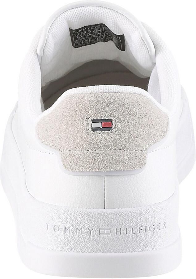 Tommy Hilfiger Sneakers TH COURT CORE vrijetijdsschoen lage schoen veterschoen zacht gevoerde schachtrand - Foto 2
