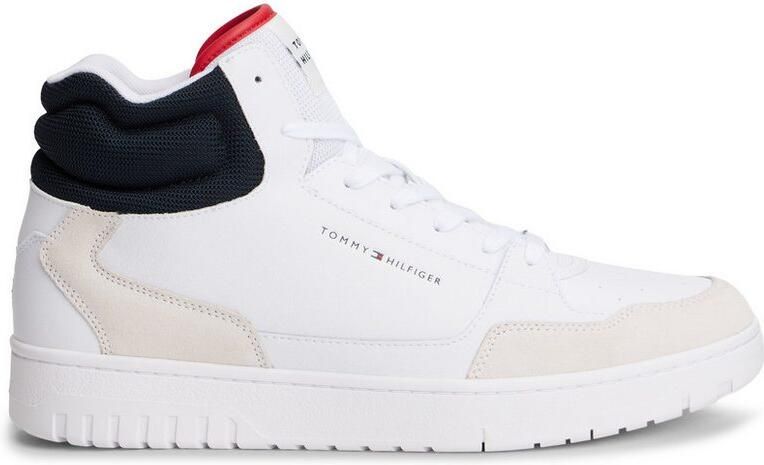 Tommy Hilfiger Sneakers TH BASKET CORE MIDCUT veterboots high-top sneakers met zacht gevoerde schachtrand - Foto 5