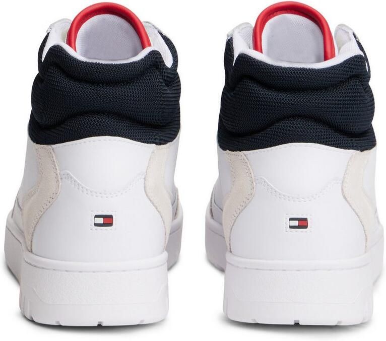 Tommy Hilfiger Sneakers TH BASKET CORE MIDCUT veterboots high-top sneakers met zacht gevoerde schachtrand - Foto 4