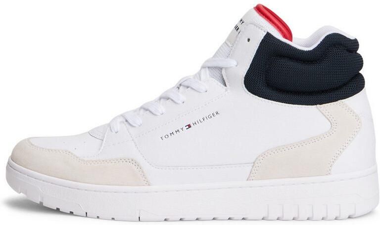 Tommy Hilfiger Sneakers TH BASKET CORE MIDCUT veterboots high-top sneakers met zacht gevoerde schachtrand - Foto 6