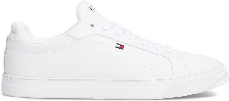 Tommy Hilfiger Sneakers ICON COURT LTH FLAG ESS vrijetijdsschoen lage schoen veterschoen met kleine logovlag - Foto 10