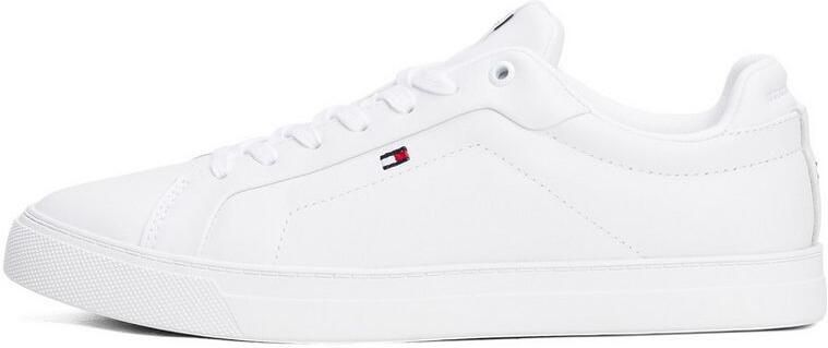 Tommy Hilfiger Sneakers ICON COURT LTH FLAG ESS vrijetijdsschoen lage schoen veterschoen met kleine logovlag - Foto 11