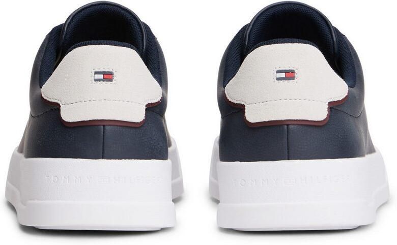 Tommy Hilfiger Sneakers TH COURT LTH DETAIL ESS vrijetijdsschoen lage schoen veterschoen met zijlijk logo-opdruk - Foto 6