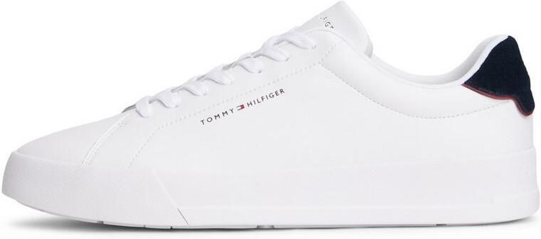 Tommy Hilfiger Sneakers TH COURT LTH DETAIL ESS vrijetijdsschoen lage schoen veterschoen met zijlijk logo-opdruk - Foto 11