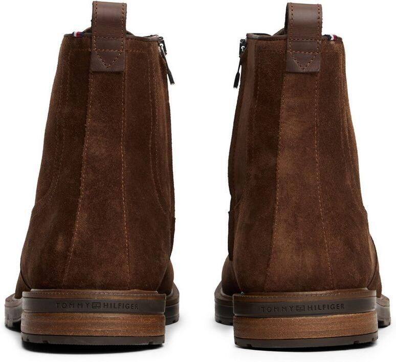 Tommy Hilfiger Veterschoenen CLEATED HILFIGER W SDE MOC BOOT veterenkellaars met modieuze mocassinnaad - Foto 4