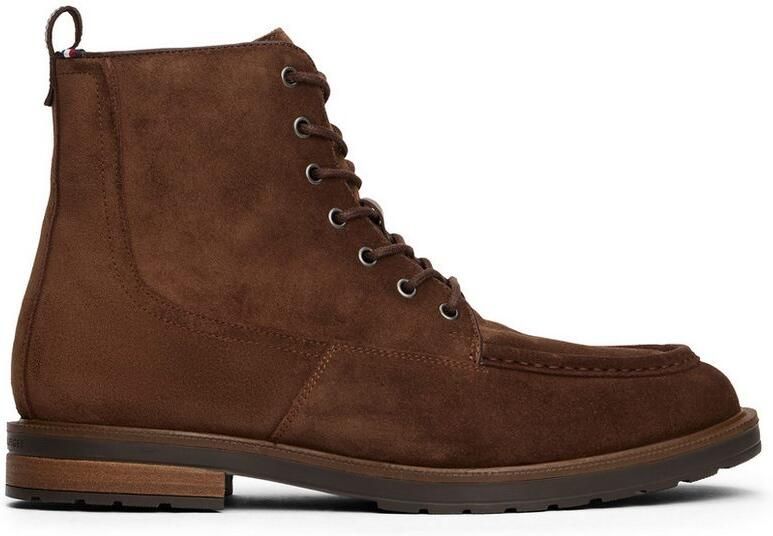 Tommy Hilfiger Veterschoenen CLEATED HILFIGER W SDE MOC BOOT veterenkellaars met modieuze mocassinnaad - Foto 6