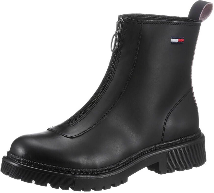 TOMMY JEANS Bikerboots ZIP BOOT met ritssluiting voor