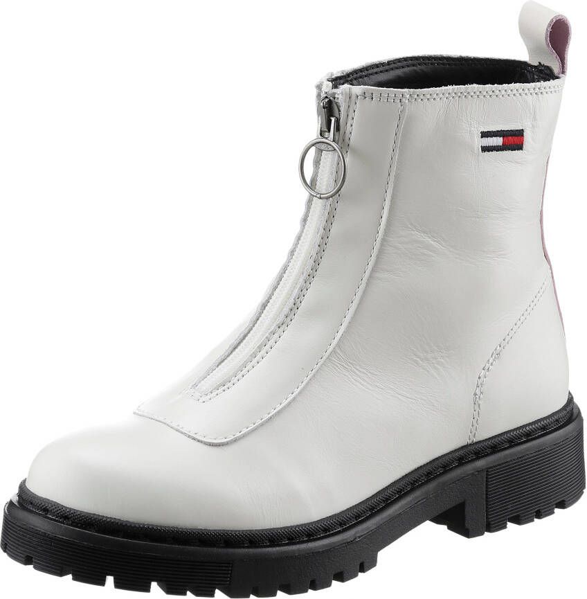 TOMMY JEANS Bikerboots ZIP BOOT met ritssluiting voor