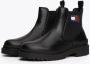 TOMMY JEANS Chelsea-boots TJM LEATHER CHELSEA BOOT hakken zakelijke mode instaplaarzen enkellaars breedte g - Thumbnail 10